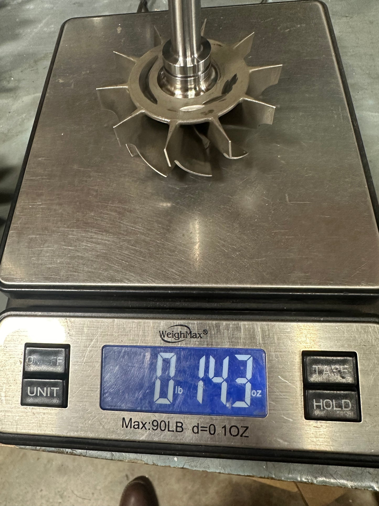 64mm HX40 D5 5+5 blade turbine shaft upgrade