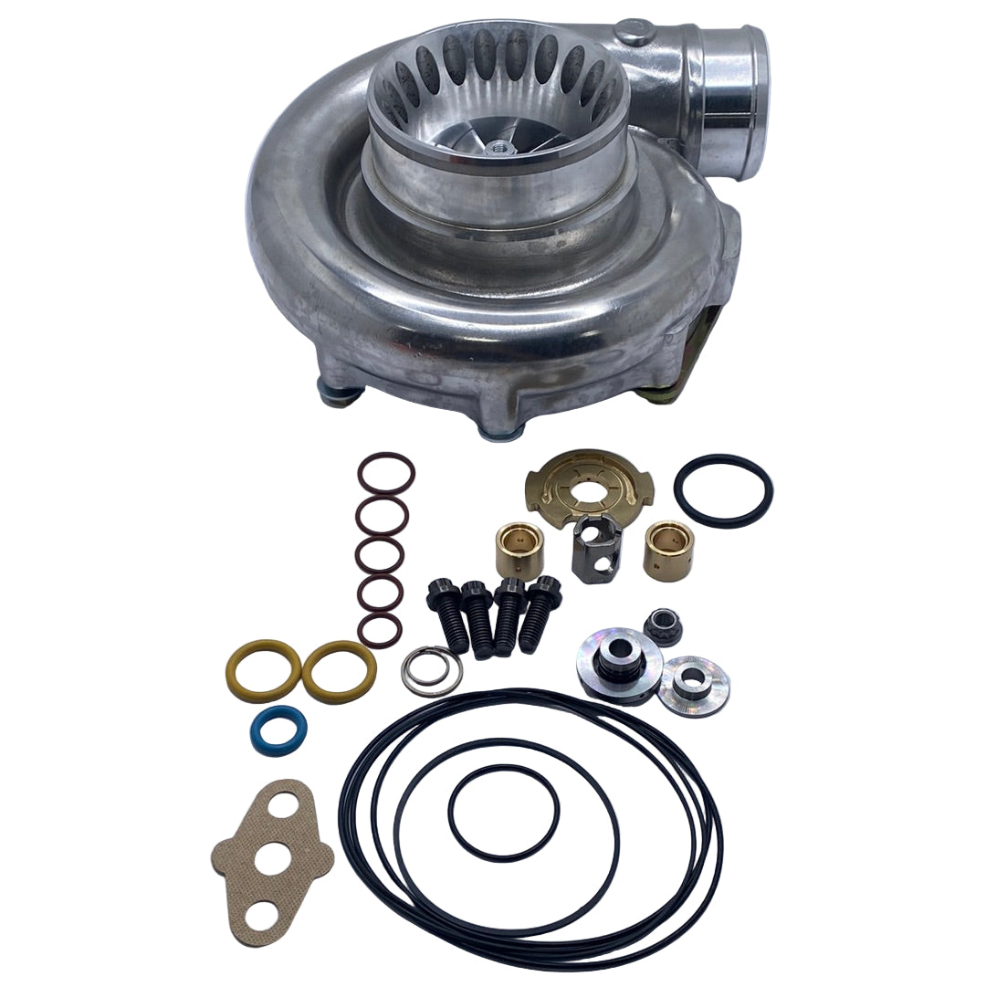 6.0 powerstroke 63mm powerstroke powermax compressor housing and wheel upgrade + rebuild kit