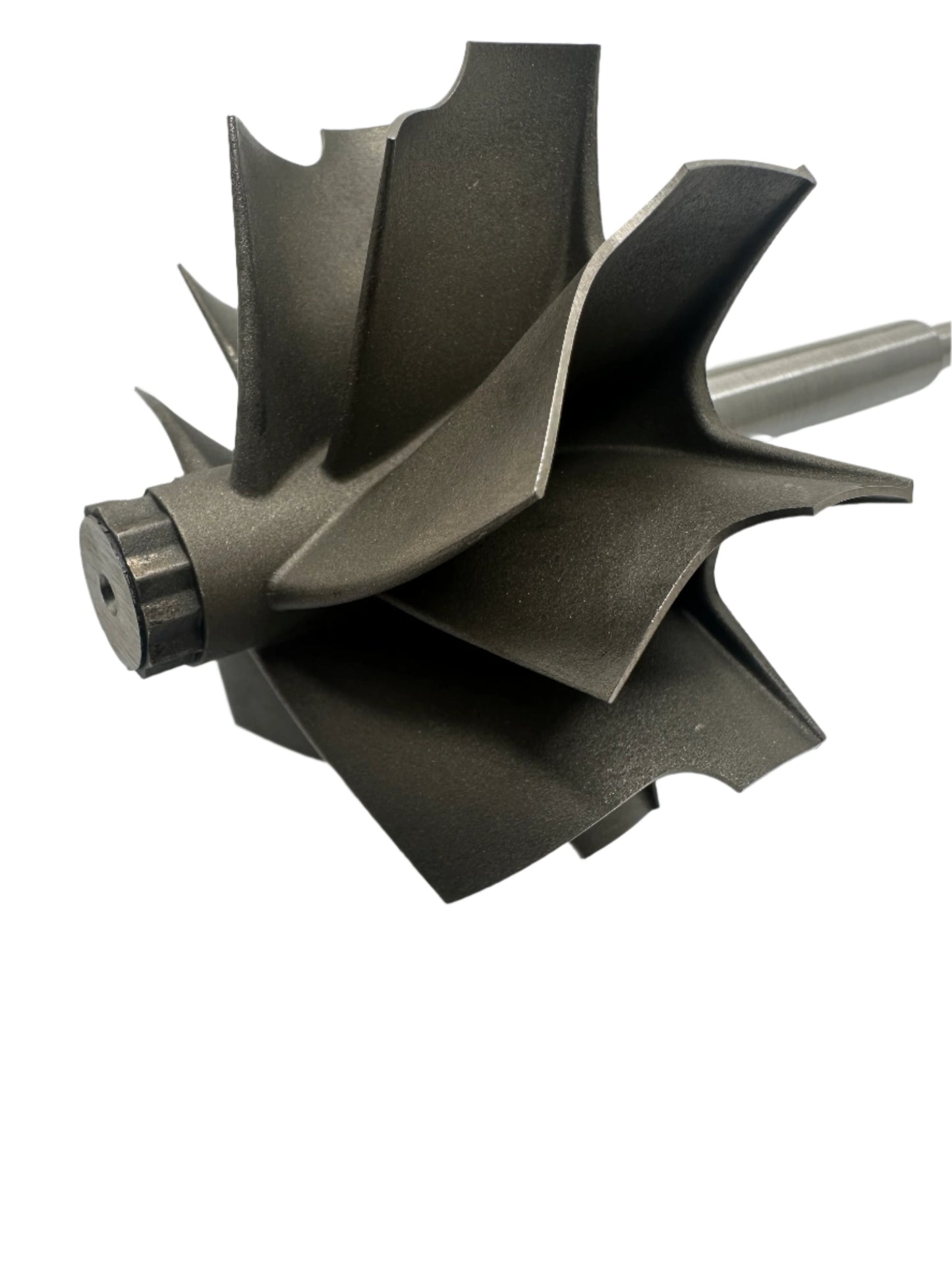 HX40 67mm x 76mm D5 5+5 blade turbine wheel shaft upgrade