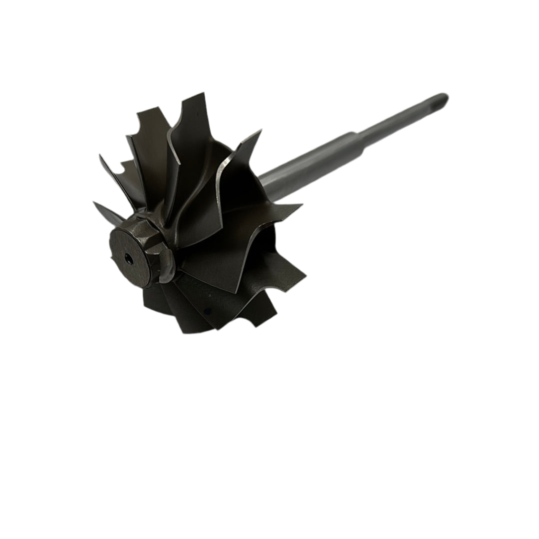 Hx40 64mm x 76mm 10 blade turbine shaft & wheel