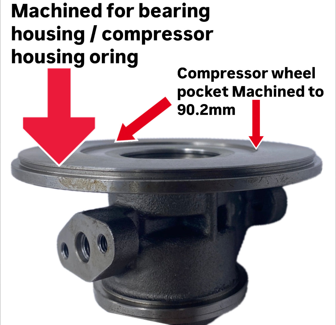 HX40 HX35 bearing housing machined for o ring