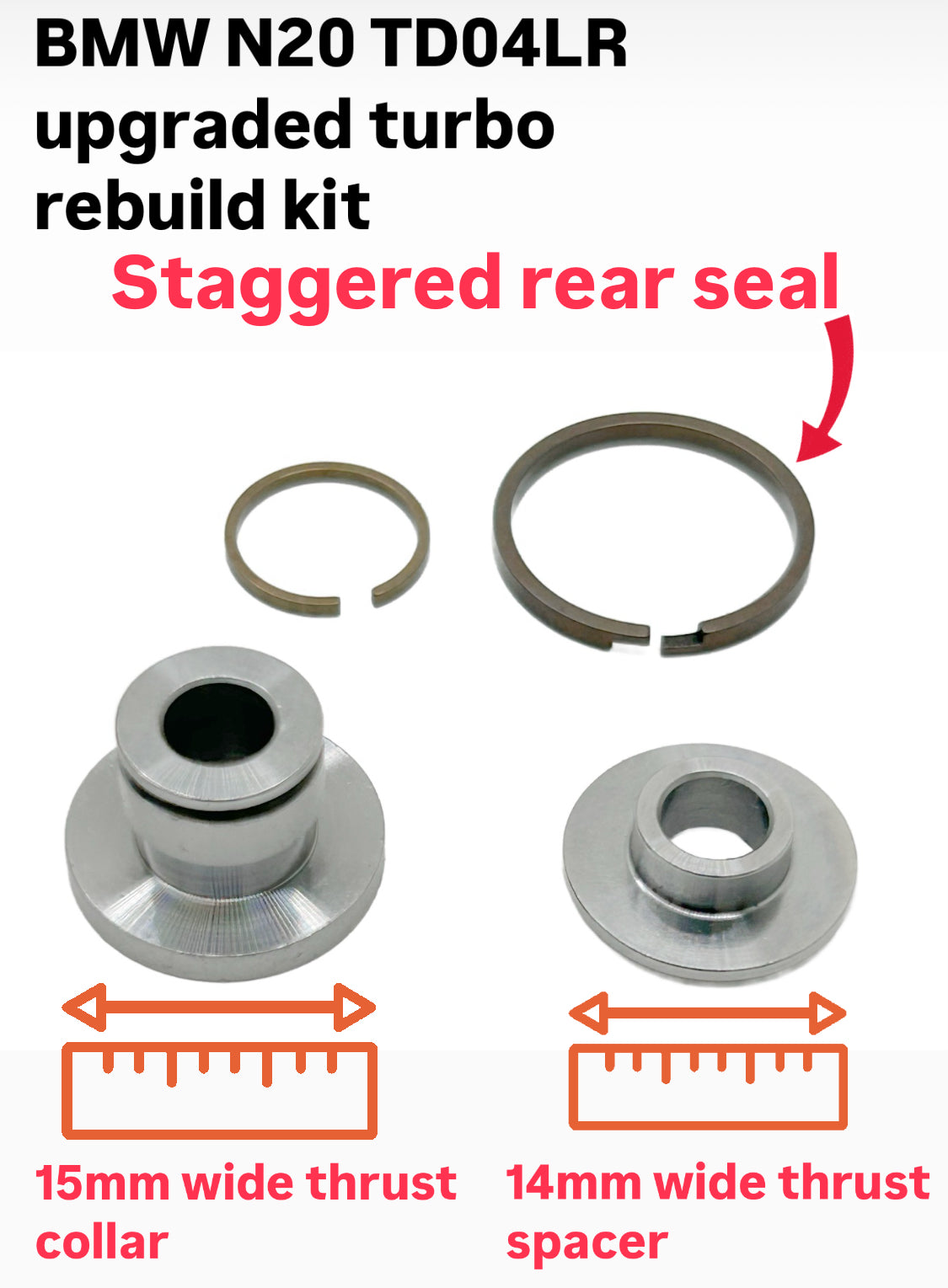BMW N20 Dodge SRT4 TD04LR upgraded turbo rebuild kit