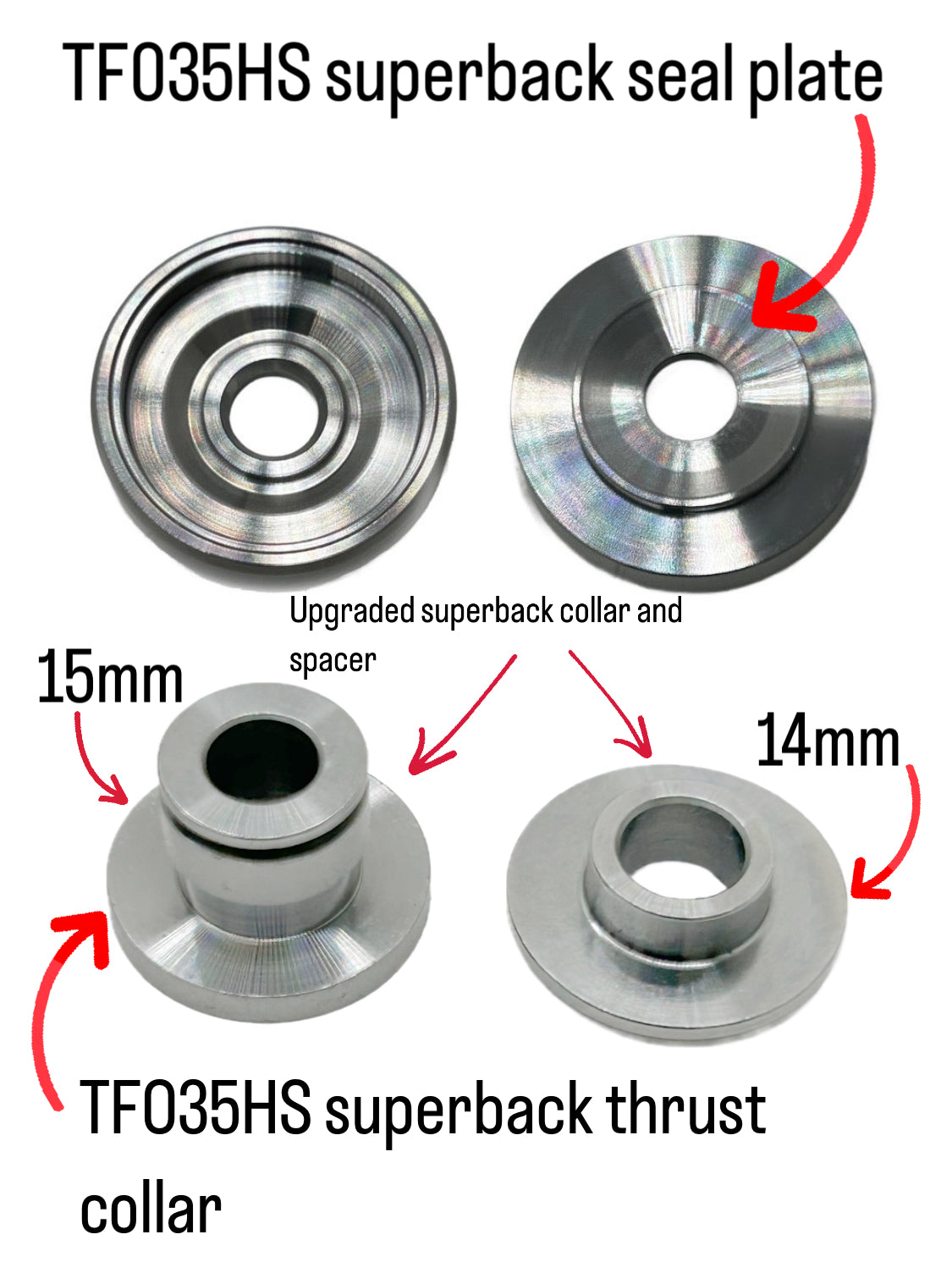 2015 - 2020 Nissan Titan XD 5.0 Cummins High pressure and Low turbo rebuild kit + vband clamp