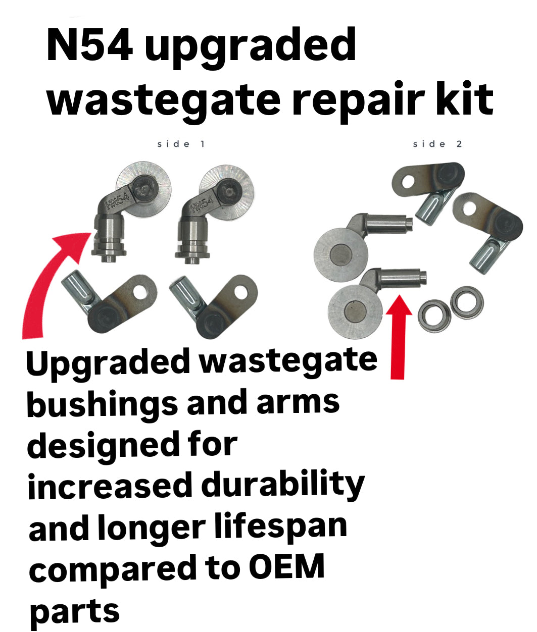 Bmw n54 335i 135i 535i flapper repair kit